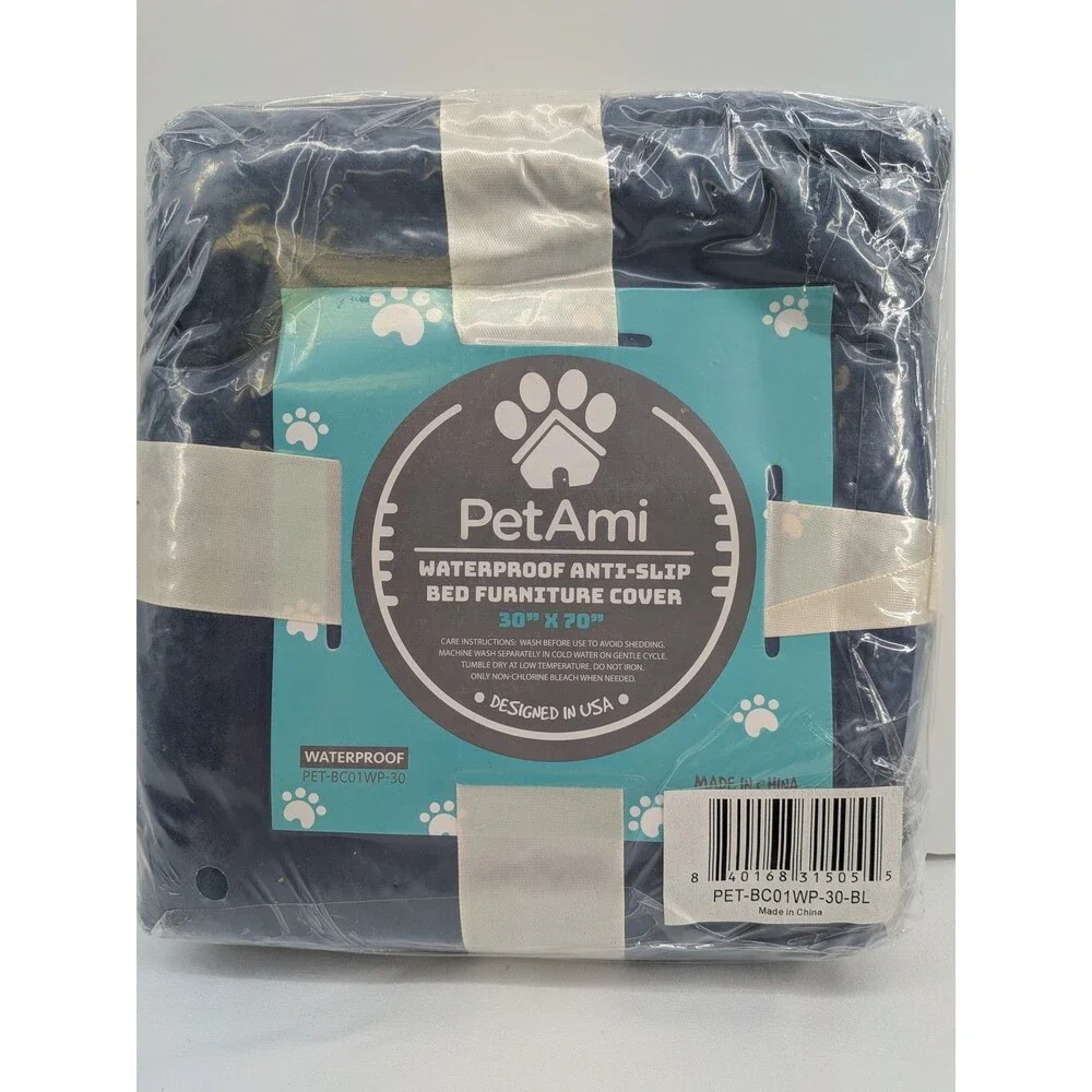 PetAmi Waterproof Anti-Slip Dog Bed Furniture Cover 30x70 Inch Couch Protector